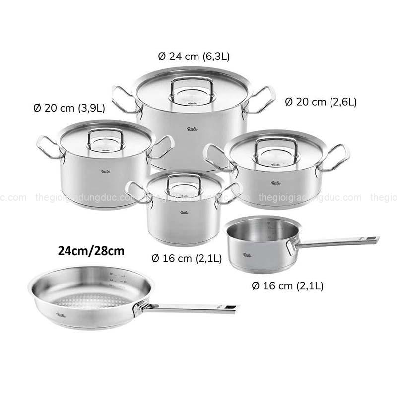 bo-noi-fissler-profi-set-6-mon-vung-thep-4-noi-1-quanh-1-chao-24-28cm (1) Bộ nồi Fissler Profi set 6 món vung thép (4 nồi, 1 quánh, 1 chảo 24/28cm)