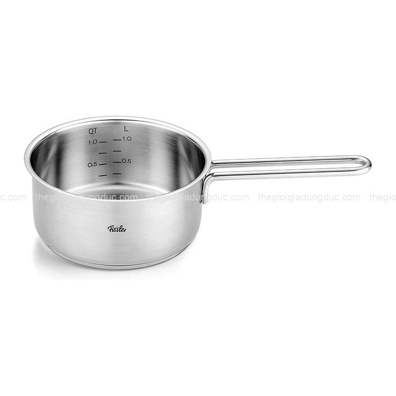 Bộ nồi Fissler Pure Collection 5 món (4 nồi, 1 quánh) vung inox / vung kính