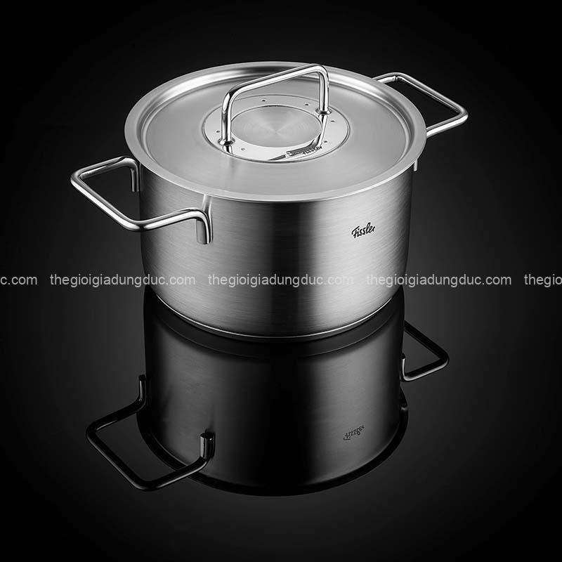 bo-noi-fissler-pure-collection-5-mon-4-noi-1-quanh-nap-inox (5) Bộ nồi Fissler Pure Collection 5 món (4 nồi, 1 quánh) vung inox / vung kính