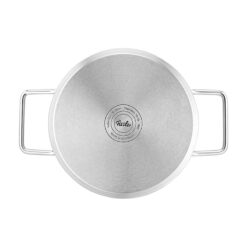 Bộ nồi Fissler Pure Collection 5 món (4 nồi, 1 quánh) vung inox / vung kính