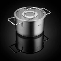 Bộ nồi Fissler Pure Collection 5 món (4 nồi, 1 quánh) vung inox / vung kính