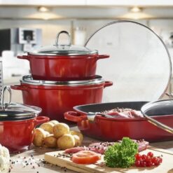 Bộ nồi KHG Verona 4 món màu đỏ