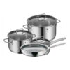 Bộ nồi WMF Astoria 4 món (2 nồi, 1 quánh, 1 chảo)