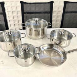 Bộ nồi WMF Diadem Plus 5 món (4 nồi, 1 chảo 24cm)