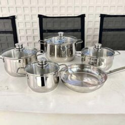 Bộ nồi WMF Diadem Plus 5 món (4 nồi, 1 chảo 24cm)