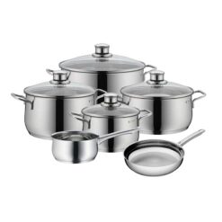 Bộ nồi WMF Diadem Plus 6 món (4 nồi, 1 quánh, 1 chảo 24/28cm)