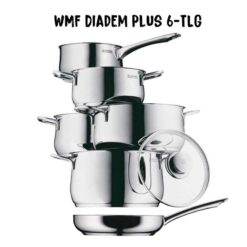 Bộ nồi WMF Diadem Plus 6 món (4 nồi, 1 quánh, 1 chảo 24/28cm)