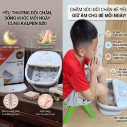 Bồn ngâm chân massage gấp gọn Kalpen G20 8L
