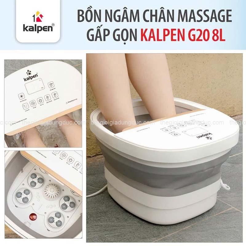 Bồn ngâm chân massage gấp gọn Kalpen G20 8L