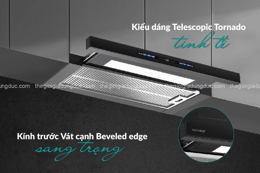 Máy hút mùi Grand X GX H70F75SB