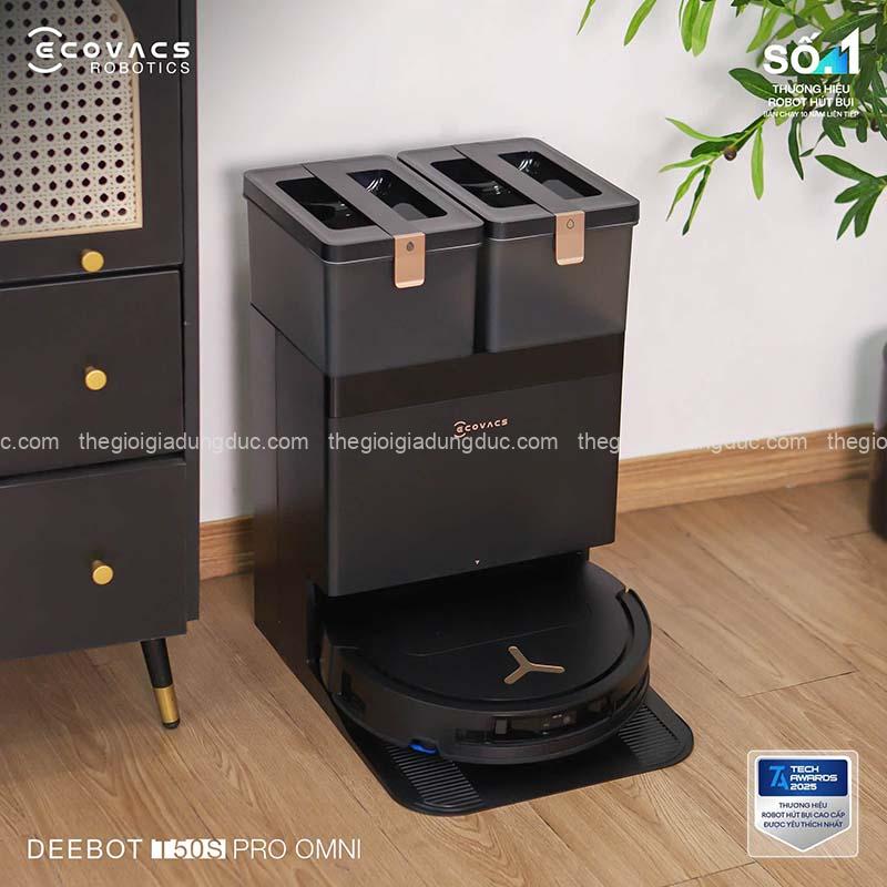 robot-hut-bui-lau-nha-ecovacs-t50s-pro-omni (14) Robot hút bụi lau nhà Ecovacs T50S Pro Omni
