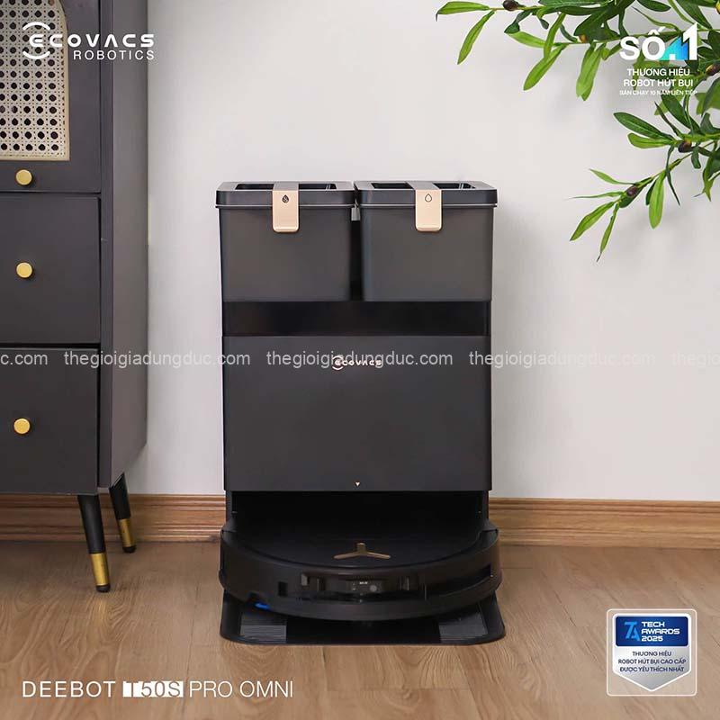 robot-hut-bui-lau-nha-ecovacs-t50s-pro-omni (8) Robot hút bụi lau nhà Ecovacs T50S Pro Omni