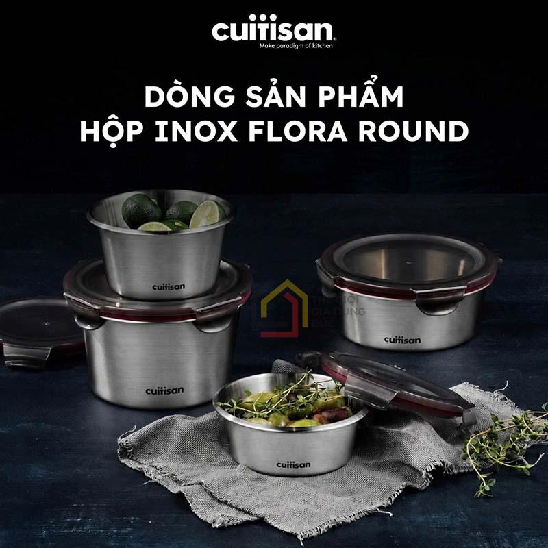 set-4-hop-dung-thuc-pham-inox-cuitisan-flora (1) Set 4 hộp đựng thực phẩm Cuitisan Flora