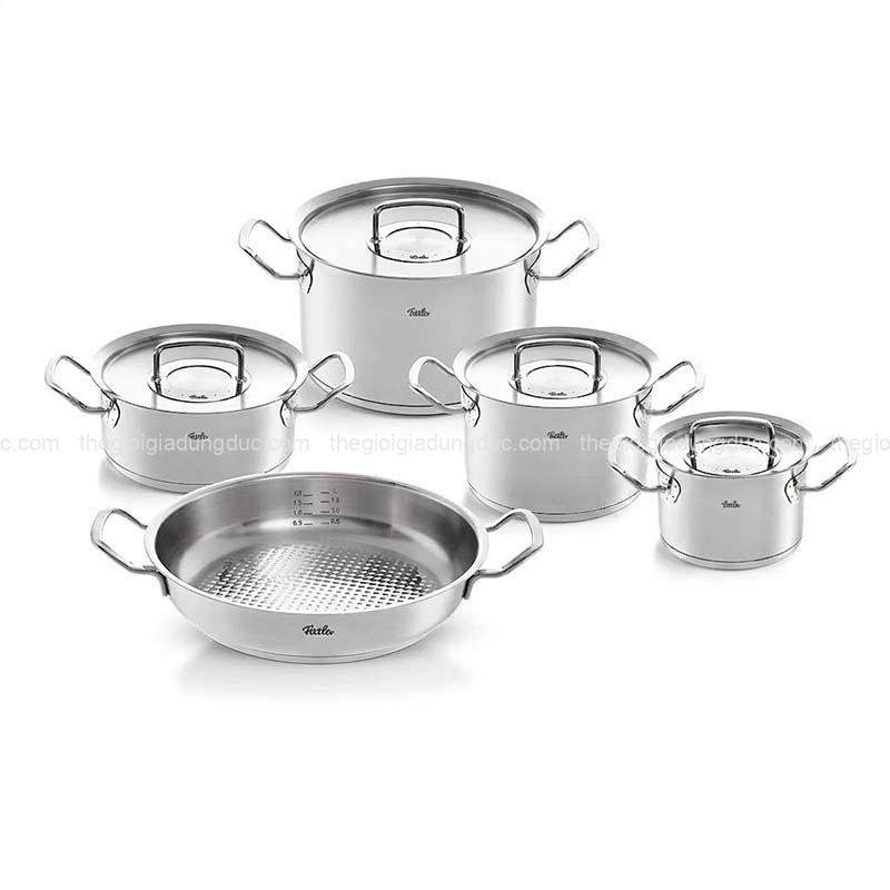 bo-noi-fissler-profi-5-mon-vung-thep-4-noi-1-chao-2-quai (1) Bộ nồi Fissler Profi 5 món vung thép (4 nồi, 1 chảo 2 quai 24cm/28cm)