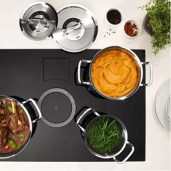 Bộ nồi Fissler Profi set 3 món vung thép