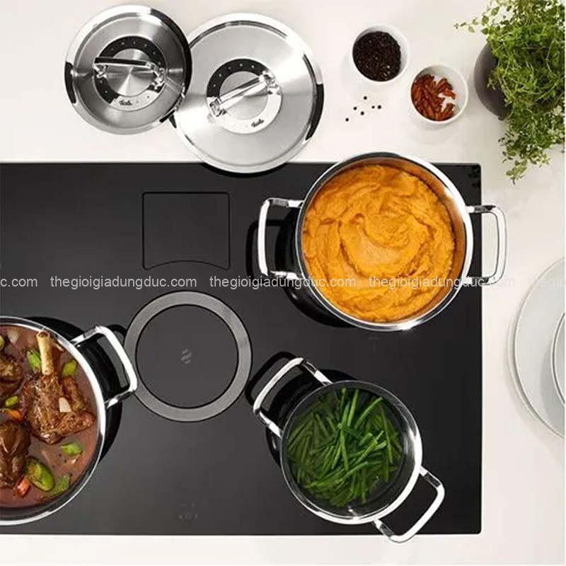 Bộ nồi Fissler Profi set 3 món vung thép