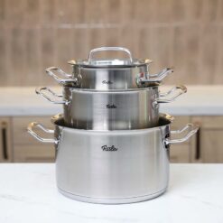 Bộ nồi Fissler Profi set 3 món vung thép