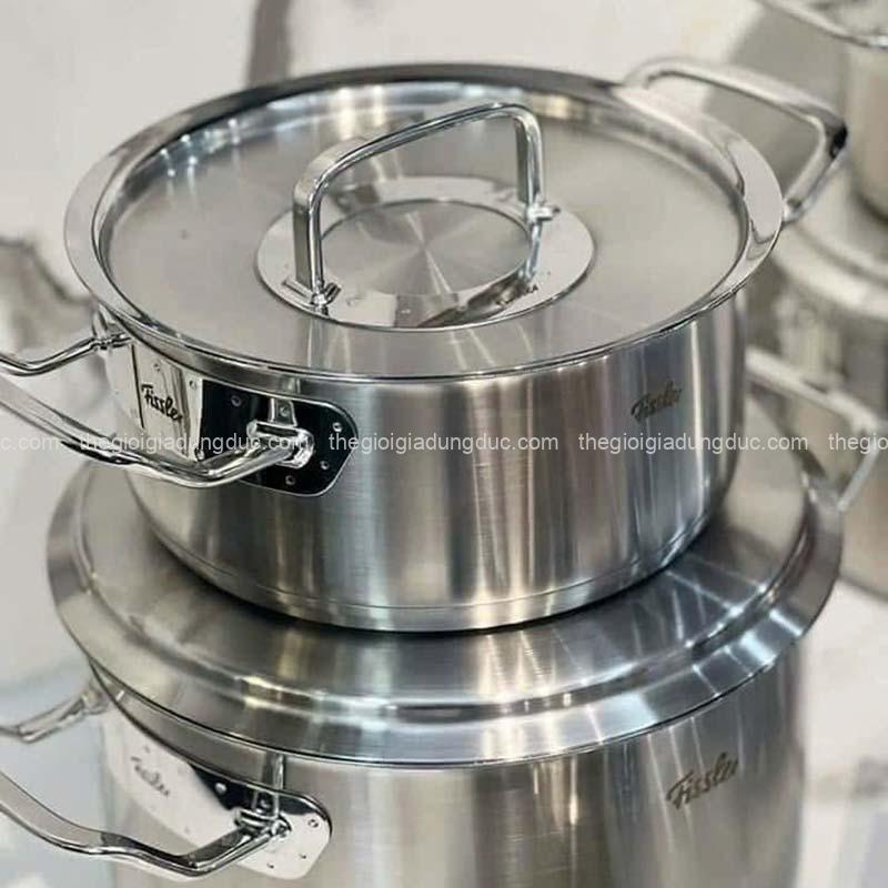 bo-noi-fissler-profi-set-6-mon-vung-inox (6 (3) Bộ nồi Fissler Profi set 6 món vung inox (4 nồi, 1 xửng hấp, 1 chảo sâu lòng)