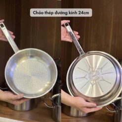 Bộ nồi Fissler Profi set 6 món vung kính (4 nồi, 1 quánh, 1 chảo 24cm/28cm)