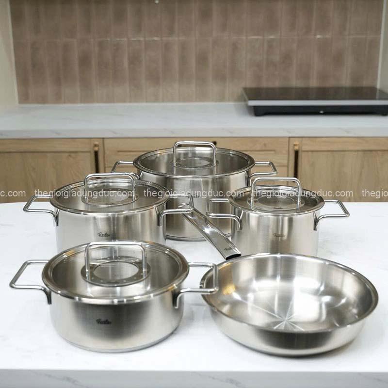 bo-noi-fissler-pure-collection-5-mon-vung-kinh-4-noi-1-chao (10) Bộ nồi Fissler Pure Collection 5 món vung kính (4 nồi, 1 chảo thép/ chảo 2 quai)