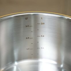 Bộ nồi Fissler Pure Collection 5 món vung kính (4 nồi, 1 chảo thép/ chảo 2 quai)
