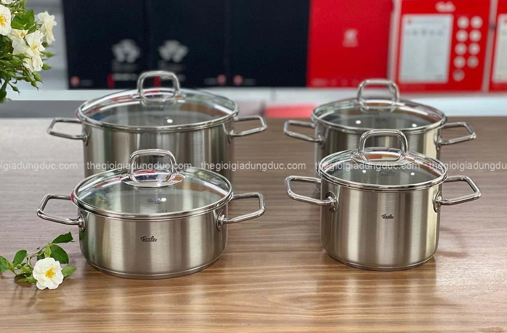 Bộ nồi Fissler Viseo 4 món (4 nồi)