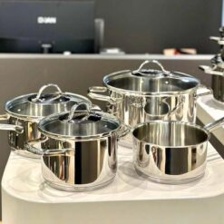 Bộ nồi WMF Provence Plus 5 món (3 nồi, 1 quánh, 1 chảo)