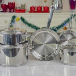 Bộ nồi WMF Provence Plus 5 món (3 nồi, 1 quánh, 1 chảo)