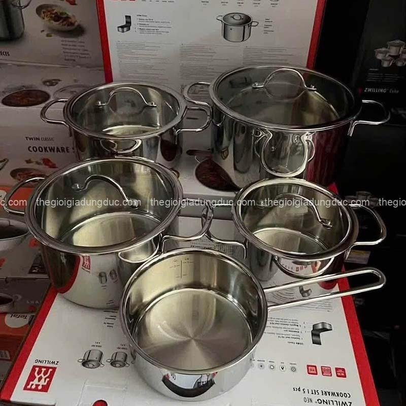 bo-noi-zwilling-neo-5-mon (7) Bộ nồi Zwilling Neo 5 món (4 nồi, 1 quánh)