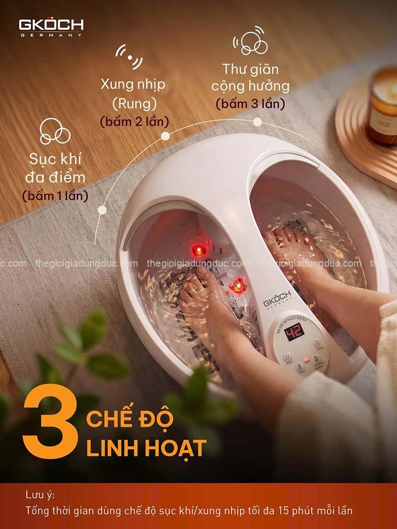 Bồn ngâm chân massage GKÖCH SS-606D
