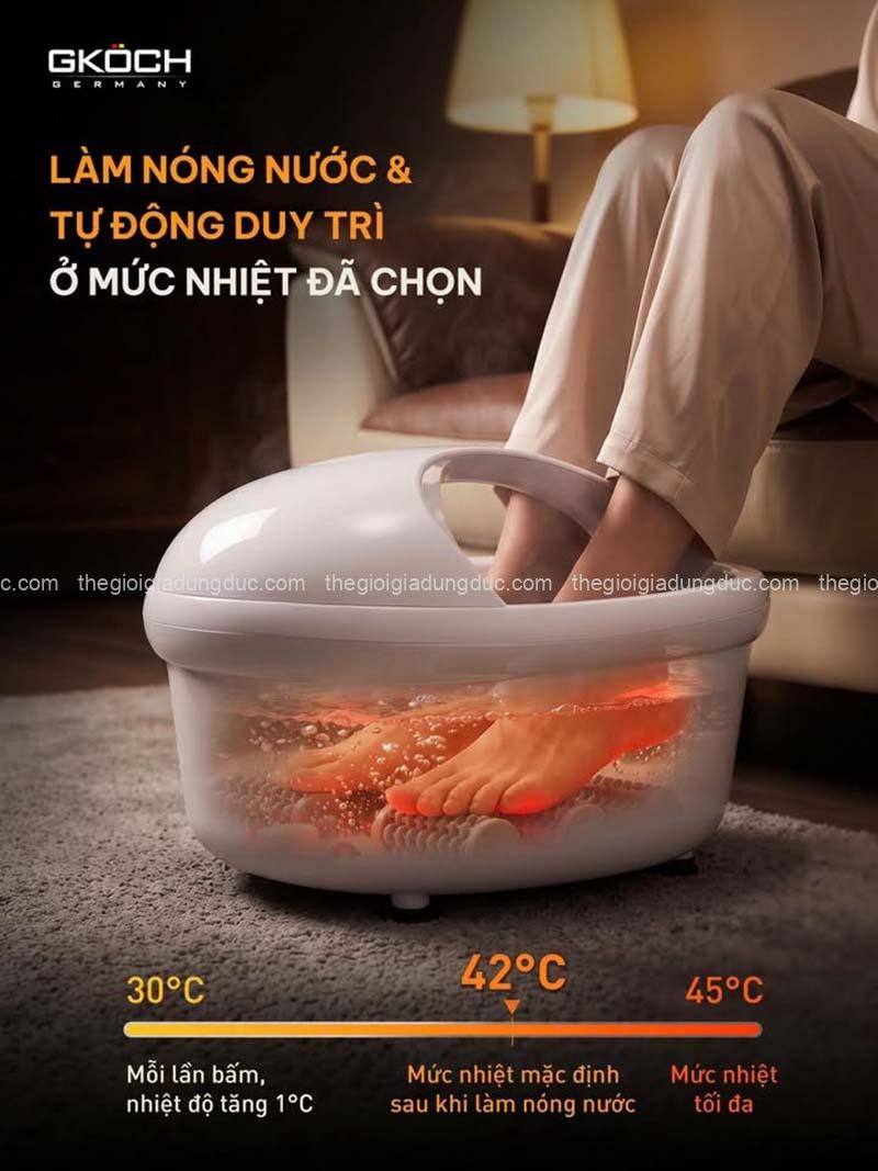 Bồn ngâm chân massage GKÖCH SS-606D