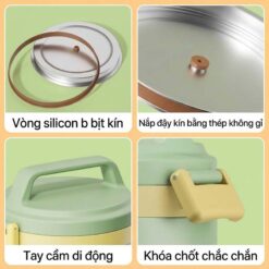 Cặp lồng ủ cháo đa năng OYATTON - O525 1700ml