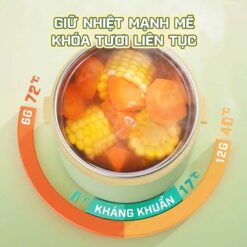 Cặp lồng ủ cháo đa năng OYATTON - O525 1700ml