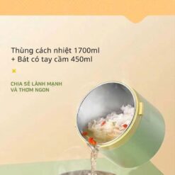 Cặp lồng ủ cháo đa năng OYATTON - O525 1700ml