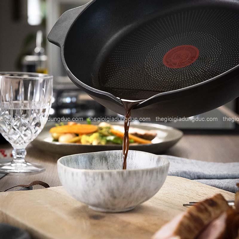 Chảo đúc nguyên khối Tefal Robusto 24cm