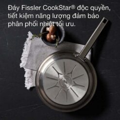 Chảo Fissler Profi Original Collection 24cm/28cm - Lòng tổ ong