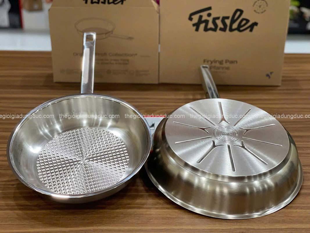 Chảo Fissler Profi Original Collection 24cm/28cm - Lòng tổ ong