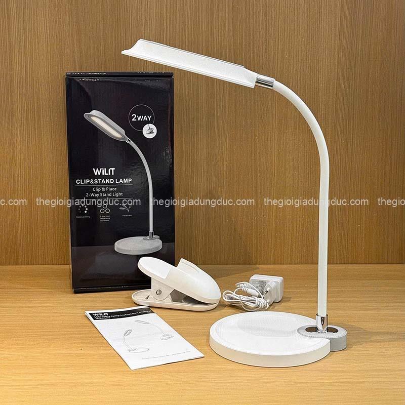 Đèn bàn Led Wilit K17D Clip & Stand Lamp 2 in 1 (2 ways)