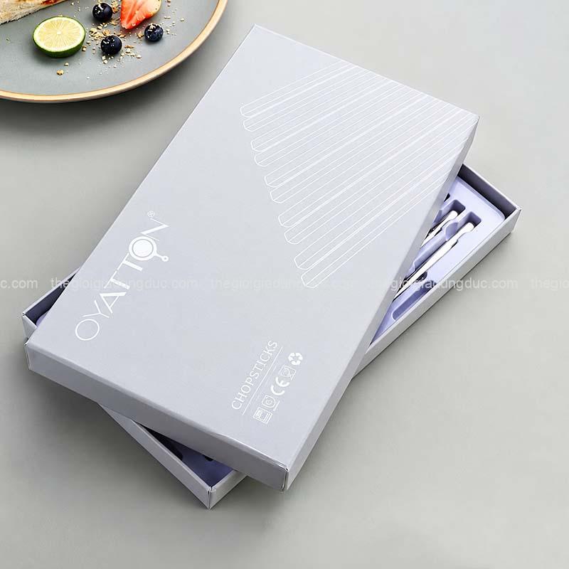 Hộp 10 đôi đũa inox 316 OYATTON - O416