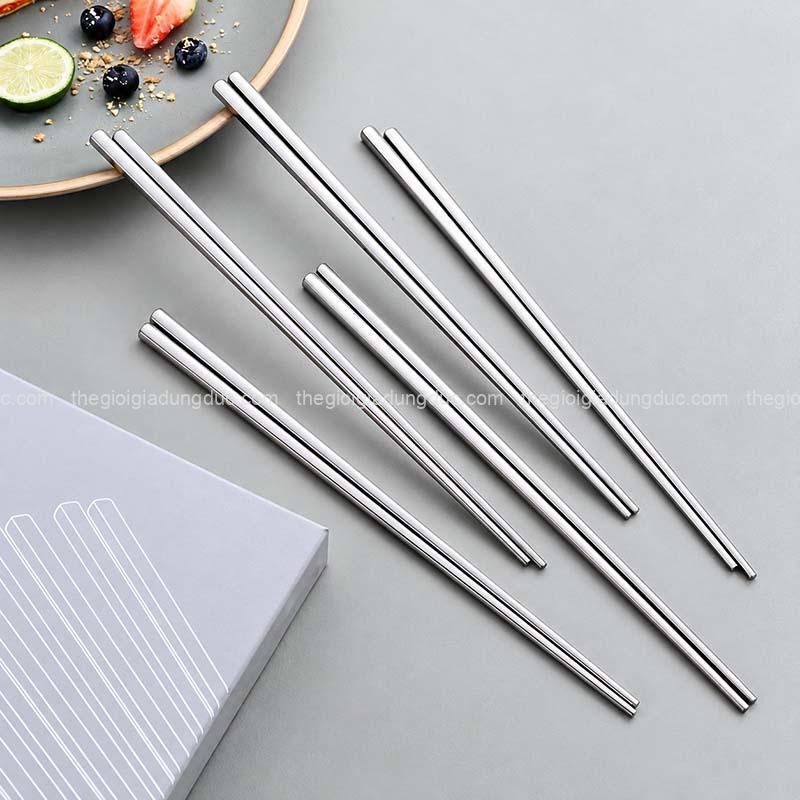 Hộp 10 đôi đũa inox 316 OYATTON - O416