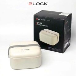 Hộp cơm cắm điện 2Lock LB25-0110 - lòng inox 304 có quai xách