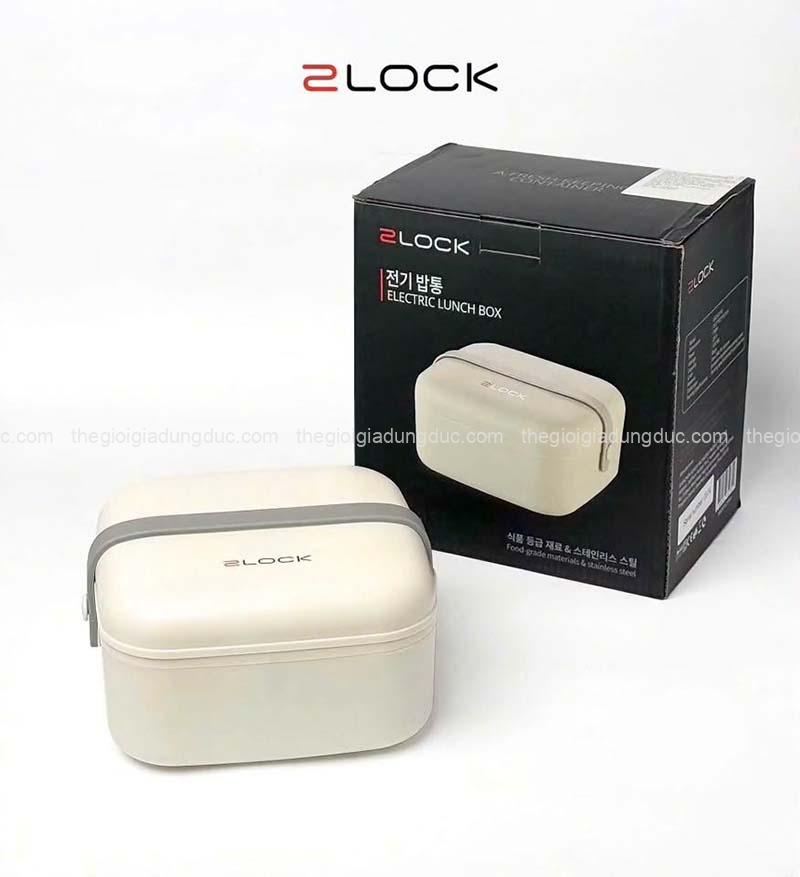 Hộp cơm cắm điện 2Lock LB25-0110 - lòng inox 304 có quai xách