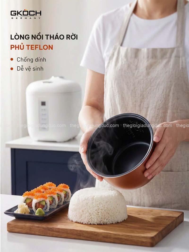 noi-com-dien-mini-gkoch-arvo-1-2l (5) Nồi cơm điện mini GKÖCH Arvo 1.2L