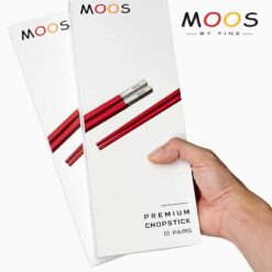 Set 10 đôi đũa chuôi bạc Moos by Fine From Germany