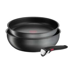 Set 2 chảo chống dính Tefal Ingenio Daily Chef L7619022 24cm và 26cm cán rời