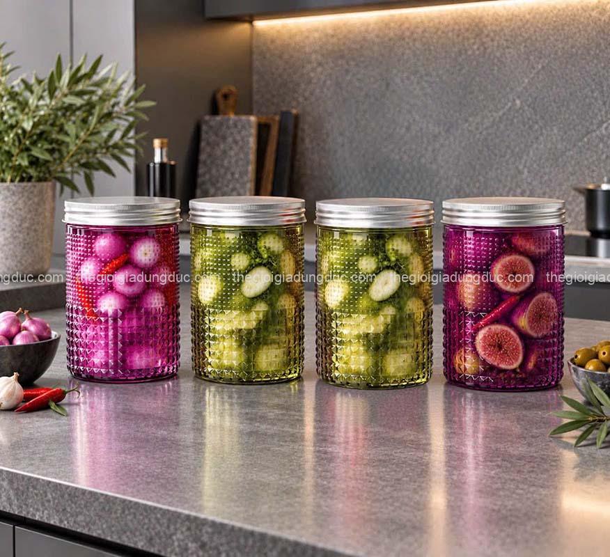 set-4-hu-dung-mut-banh-keo-do-kho-irris (6) Set 4 hũ đựng mứt, bánh kẹo, đồ khô IRRIS