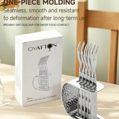 Set 5 chiếc dĩa hoa quả OYATTON kèm kệ