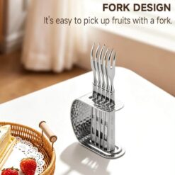 Set 5 chiếc dĩa hoa quả OYATTON kèm kệ