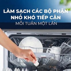 Viên vệ sinh máy rửa bát Finish (vỉ 3 viên)
