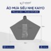 Áo mưa siêu nhẹ KAIYO